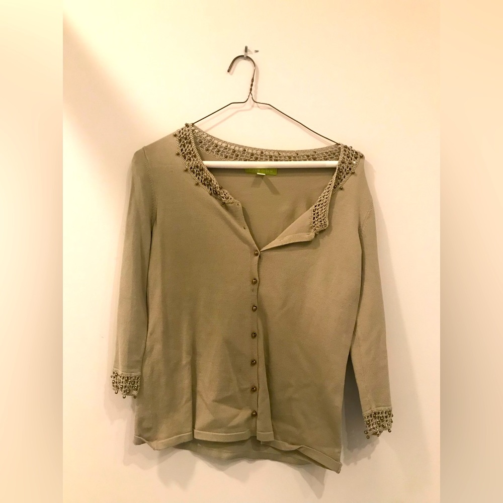 Singred Olsen Green Sweater / cardigan XS